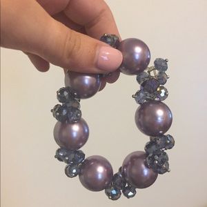 Chunky purple bracelet